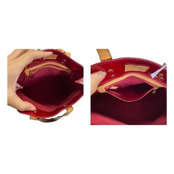 Louis Vuitton Tote Bag Read PM Red Vernis 009188M - Picture 7 of 13